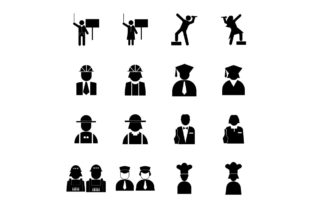Career Job Icon Set.- Vector: A Design Asset for Modern Branding