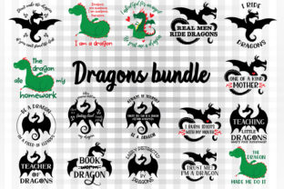 Dragon Sayings: A Playful Graphic Design Asset for Crafts and Local Branding
