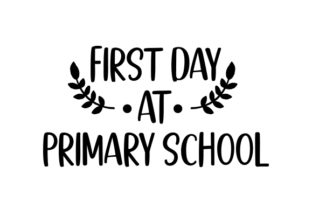 First Day at Primary School: A Versatile Graphic Design Asset for Uk Crafts Projects
