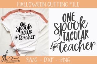 One SpookTacular Teacher: A Halloween Graphic for Crafts and Graphics