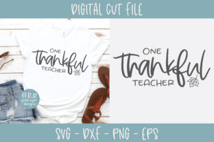 One Thankful Teacher: A Versatile Graphic Design Asset for Crafts and Local Branding
