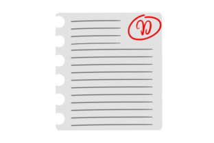 School Essay with a D: A Versatile Graphic for Crafts and School Amp Projects