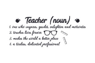 Teacher Noun: A Versatile Graphic Design Asset for Creative Projects