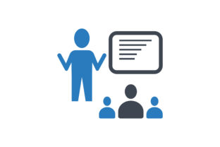 Teacher Teaching in Class Icon for Handmade & Printable Crafts